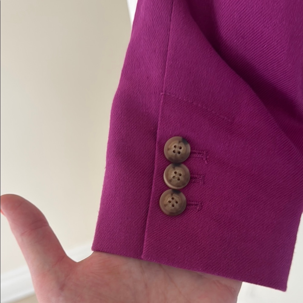 LOFT Pink Blazer Structured Suit Jacket - Picture 2 of 4